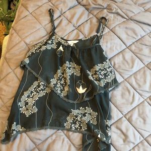 Flowery tank top